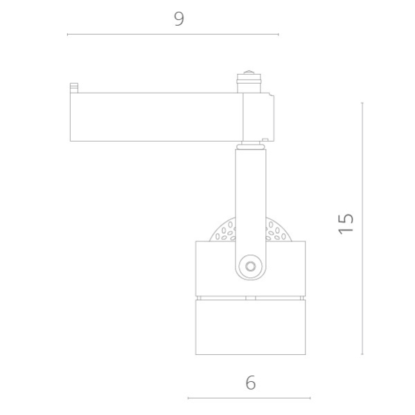 Светильник на шине ARTE Lamp A1310PL-1WH