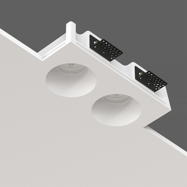 QUASAR 80 DUO Встраиваемый потолочный гипсовый светильник