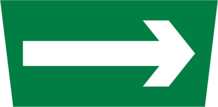 Пиктограмма ДСО-IP65 "Направо" DEKraft 60500DEK