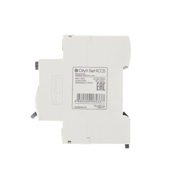 Выключатель дифференциального тока (УЗО) 4п 63А 30мА тип A City9 Set 400В SE C9R68463