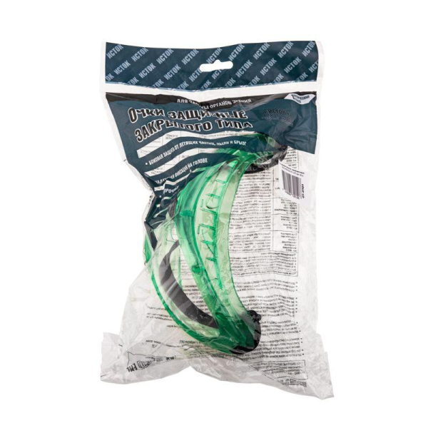 Очки защитные закрытого типа "ИСТОК" с непрямой вентиляцией ПАНОРАМА (40012)