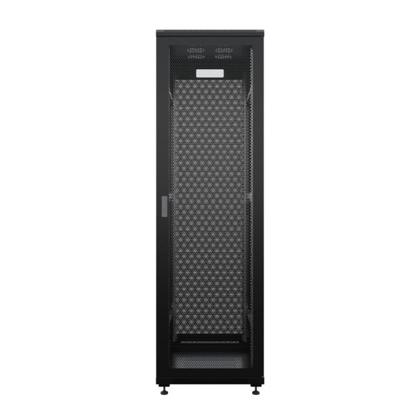 Шкаф напольный 19" 42U 800х1000мм, передняя и задняя дверь с перфорацией, RAL9005 REXANT