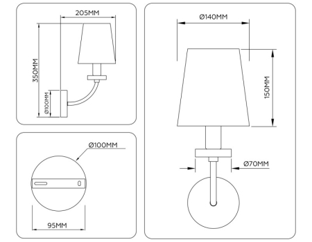 Бра Ambrella Light LH75359