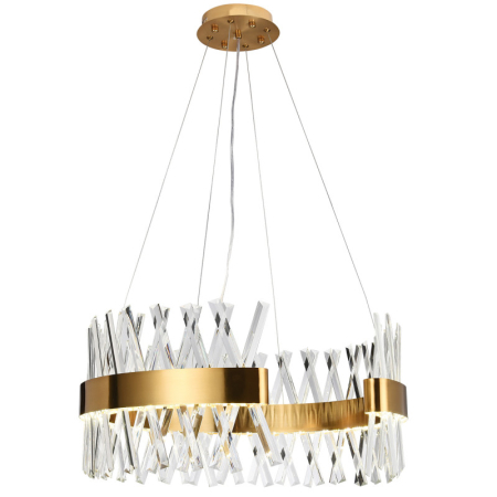 Подвесная люстра Natali Kovaltseva LED LAMPS 81358 GOLD SATIN