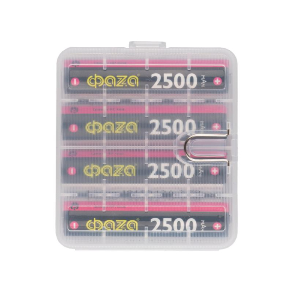 Аккумулятор 18650 3.7В Li-Ion 2500мА.ч без платы защиты PB-4 (уп.4шт) ФАZА 5060326