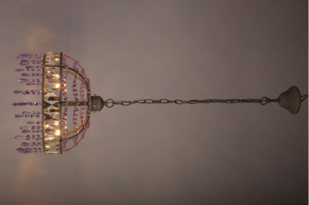 Подвесная люстра Abrasax L.7392-5GR (PURPLE)