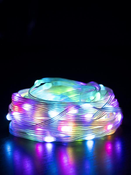 Гирлянда "Нить" ILDS100RGB-USB-APP LED RGB 10м с USB разъемом IP20 SHLights 4690601052735