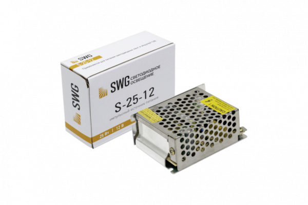 Блок питания для светодиодной ленты SWG S-25-12