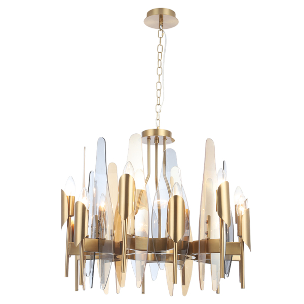 Crystal Lux Люстра Crystal Lux CASA SP-PL12 BRASS