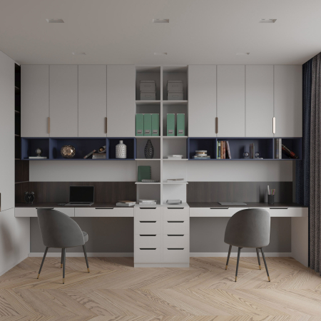 MAIA DUO FLAT Встраиваемый потолочный гипсовый светильник