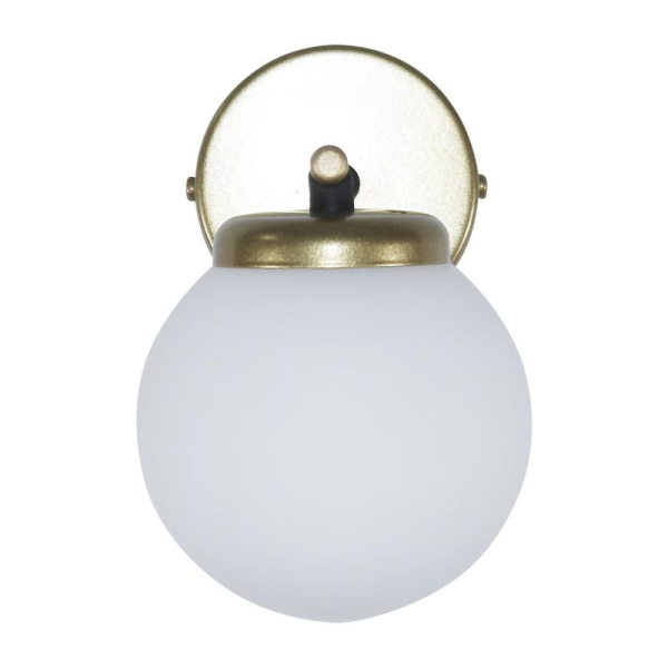 Светильник "Злата" 511 (плафон 8728) НББ 01-25-101 G9 [ИМ] настен. черн.зол. Элетех 1005405282