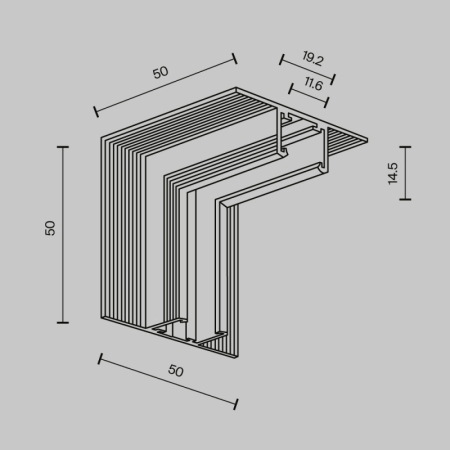 Коннектор Maytoni Technical TRA239ICL-42.12B
