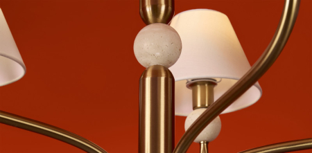 Люстра на штанге Freya FR2058PL-05BS