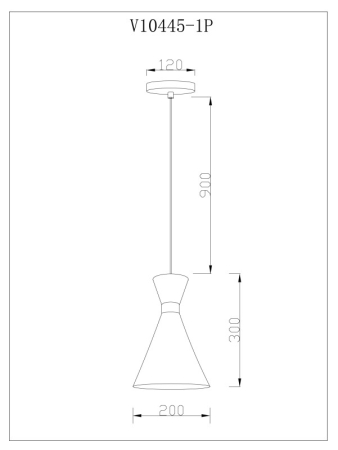 Подвесной светильник Moderli V11557-1P