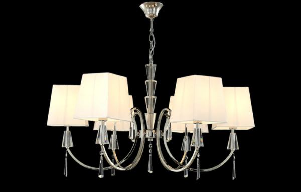 Подвесная люстра Crystal Lux MARSELA SP-PL6 NICKEL