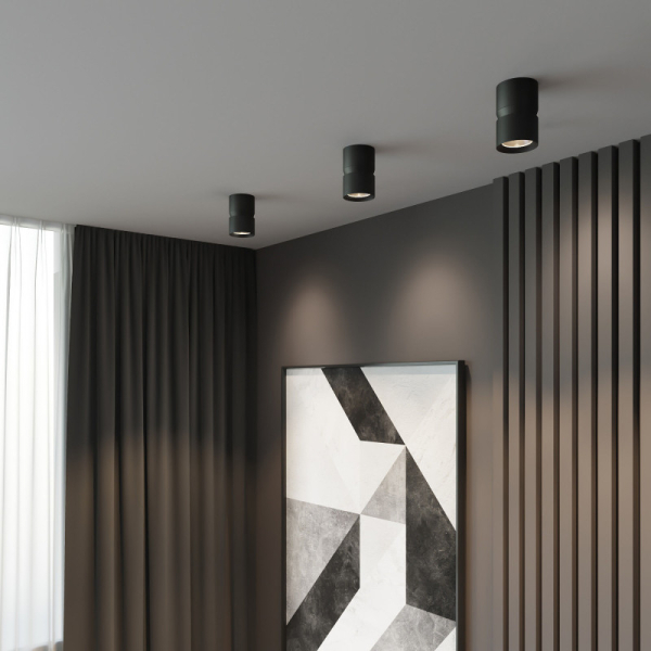 Накладной светильник Elektrostandard 25049/LED 12W 4000К чёрный