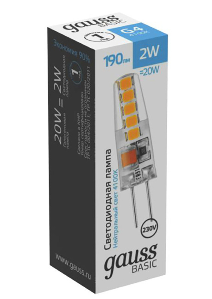 Светодиодная лампа Gauss 1169722