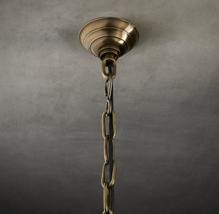 Подвесная люстра DeLight Collection KR0107P-5 antique brass