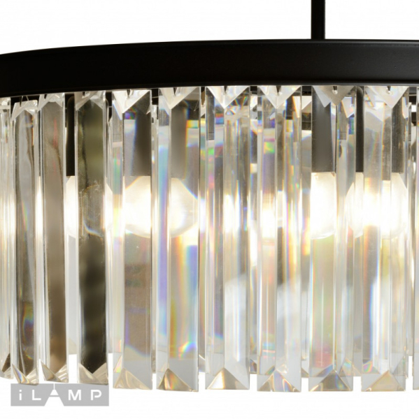 Подвесная люстра iLamp 6102-600 BK