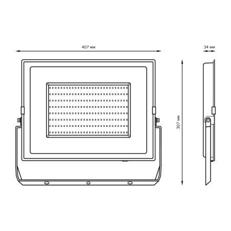 Прожектор Gauss 613100200P