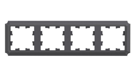 Рамка 4-м AtlasDesign Antique универс. базальт SE ATN101404