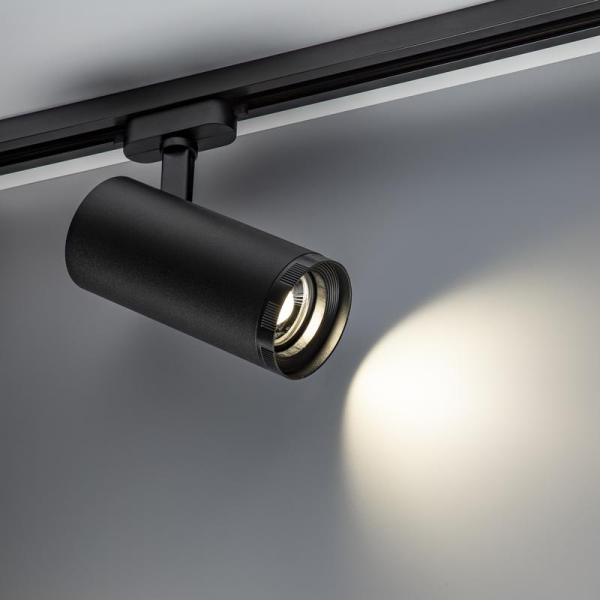 Светильник трековый светодиодный ARTLINE поворотный 80х80х170мм 30Вт 2380Лм 4000К 230В алюм. 15.5кв.м черн. Ritter 59742 5