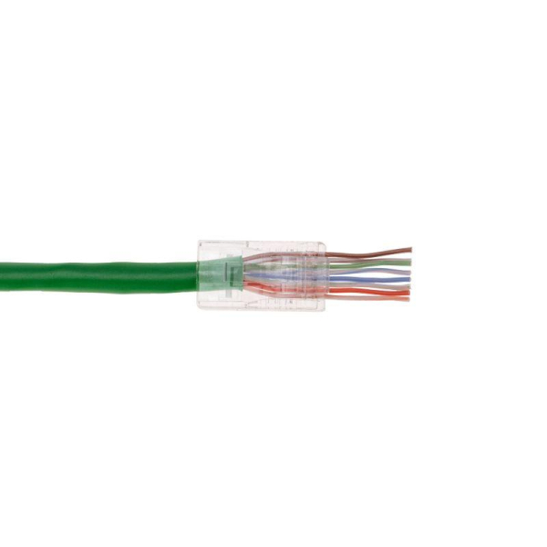 Разъем сквозной RJ-45(8P8C) под витую пару UTP кат.5E Rexant 05-1020