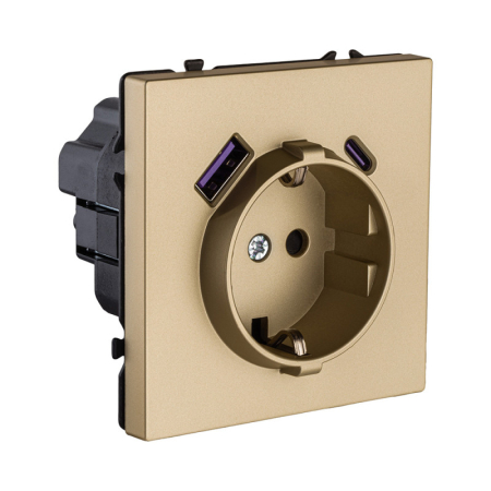 Розетка KOLLINGER EC-016GD