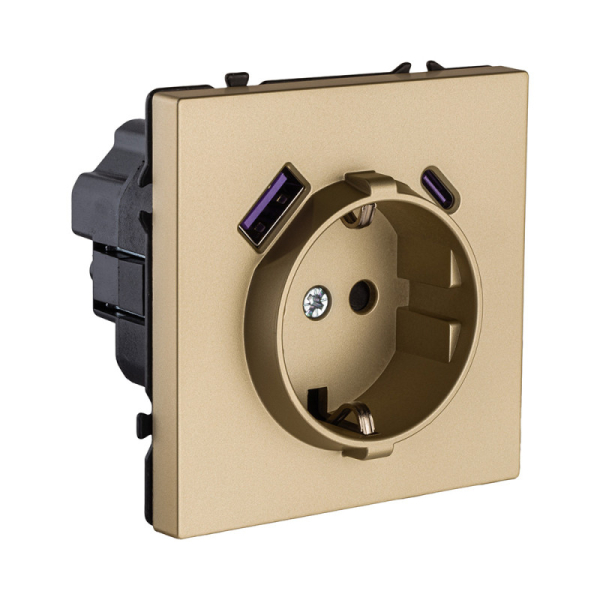 Розетка KOLLINGER EC-016GD