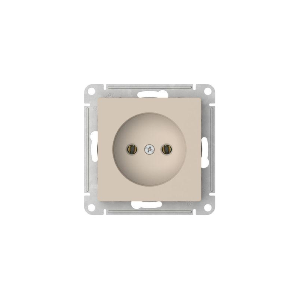 Розетка AtlasDesign 16А без заземл. без шторок быстрозажим. клем. механизм песочн. SE ATN001241S