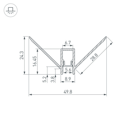 Профиль Arlight 043162
