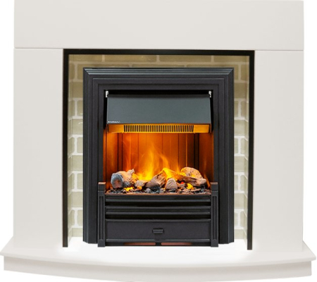 Dimplex Каминокомплект Montana - Белый с очагом Brookline Black