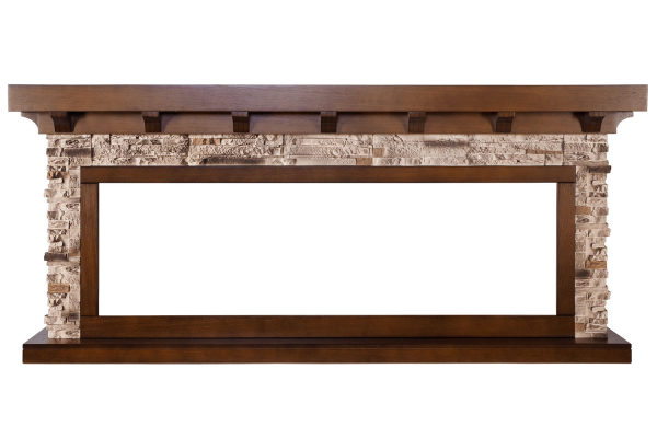 Royal Flame Каминокомплект Chalet 60 - Темный дуб с очагом Vision 60 LOG LED