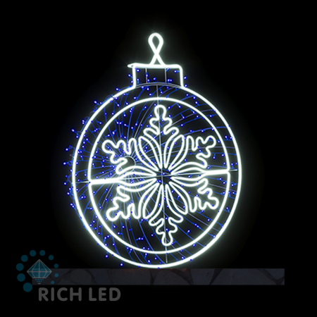 Полушар Ёлочная игрушка 17, 100 см, 24В