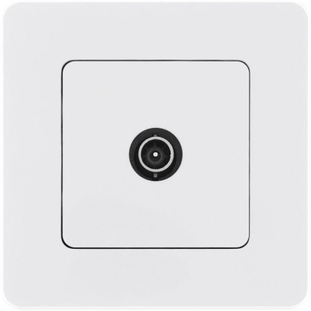 Розетка телевизионная оконечная TV Inspiria 10дБ 5-862мГц механизм бел. IEK 673870