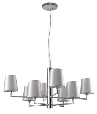 Подвесная люстра Crystal Lux AZUL SP8 CHROME