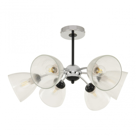 Люстра на штанге Arte Milano 329007/3+3 CR.BK