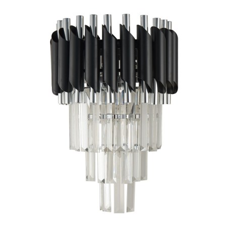 Бра Natali Kovaltseva DARIAN 76017/2W CHROME BLACK