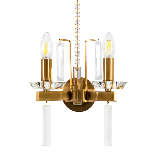 Crystal Lux Бра Crystal Lux MARRON AP2 BRASS