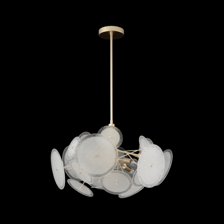 Люстра на штанге Crystal Lux DANDELION SP6 GOLD