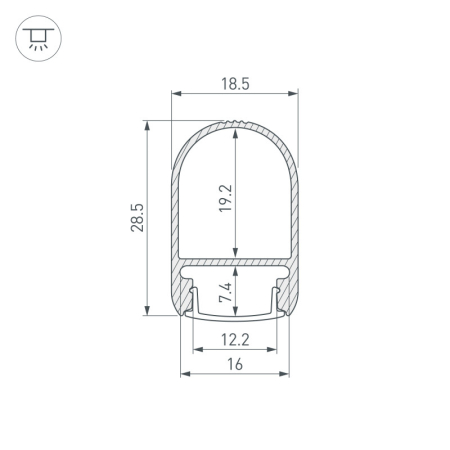 Профиль Arlight 053565