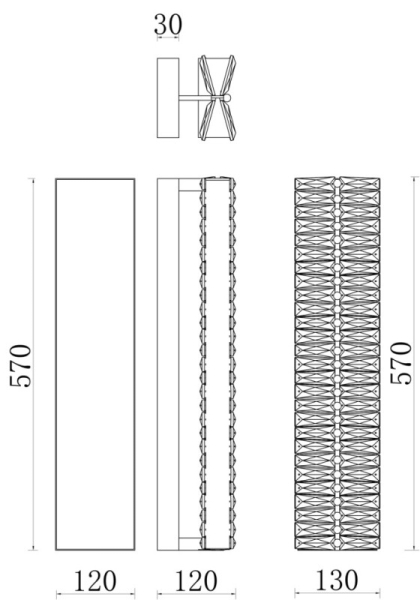 Бра Fluorite FL1181-3W
