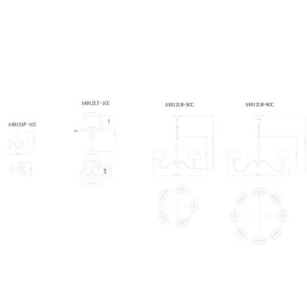 Подвесная люстра ARTE Lamp A4012LM-8CC
