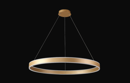 Подвесная люстра Crystal Lux MUCHOS SP88W LED D1000 GOLD