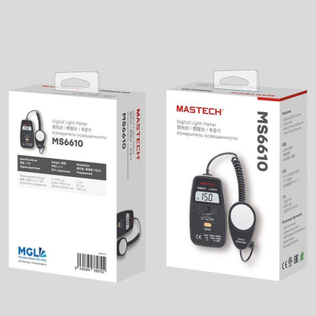 Люксметр MS-6610 Mastech 13-1215