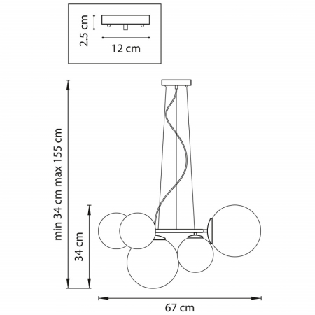 Подвесная люстра Lightstar 815051