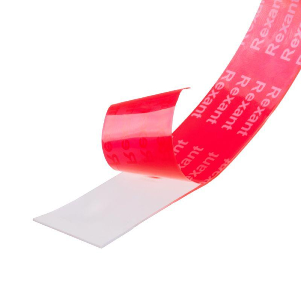 Лента клейкая двухсторонняя прозрачная, на VHB акриловой основе, 20 мм х 5 м REXANT