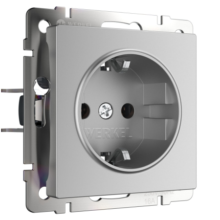 Розетка Werkel W1171006 серебряный