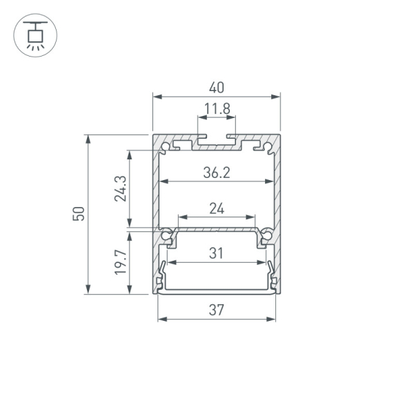 Профиль Arlight 055135