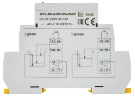 Реле наполн./дренаж ORL 24-240В AC/DC IEK ORL-02-ACDC24-240V